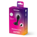 Satisfyer Backdoor Lover - Black USB Rechargeable Vibrating Butt Plug
