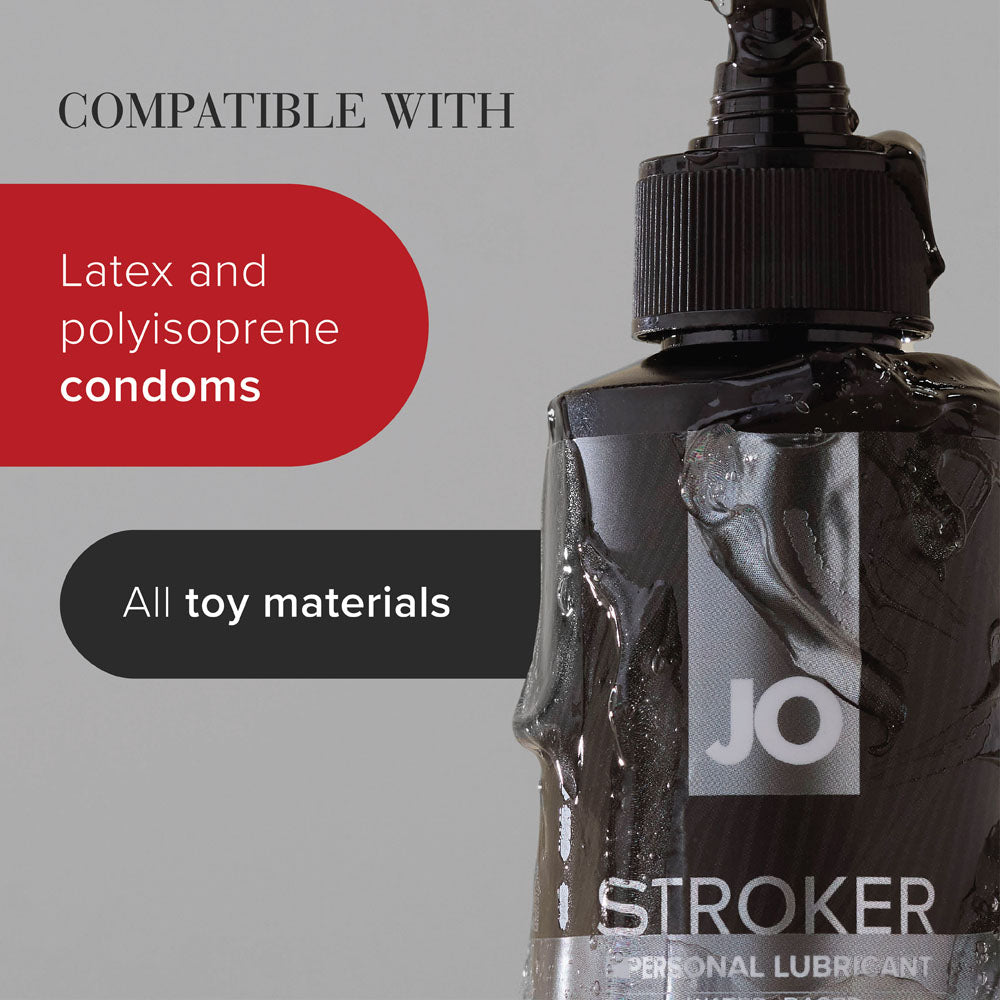 JO Stroker Lube - 120 ml - Water Based Stroker Lubricant - 120 ml Bottle