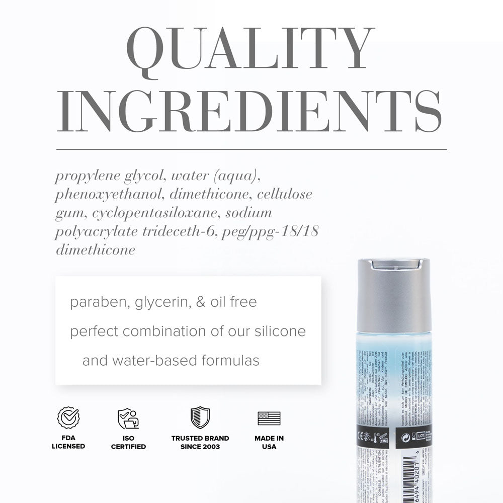 JO Classic Hybrid - Hybrid Lubricant - 60 ml Bottle