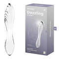 Satisfyer Dazzling Crystal 1 - Clear - Clear Glass Double Ended Dildo