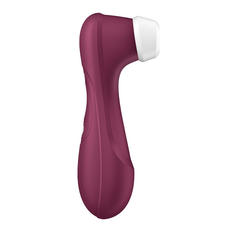 Satisfyer Pro 2 Generation 3 with App Control - Wine Red - Wine Red Touch-Free USB-C Rechargeable Clitoral Stimulator