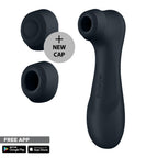 Satisfyer Pro 2 Generation 3 with App Control - Dark Grey - Dark Grey Touch-Free USB-C Rechargeable Clitoral Stimulator
