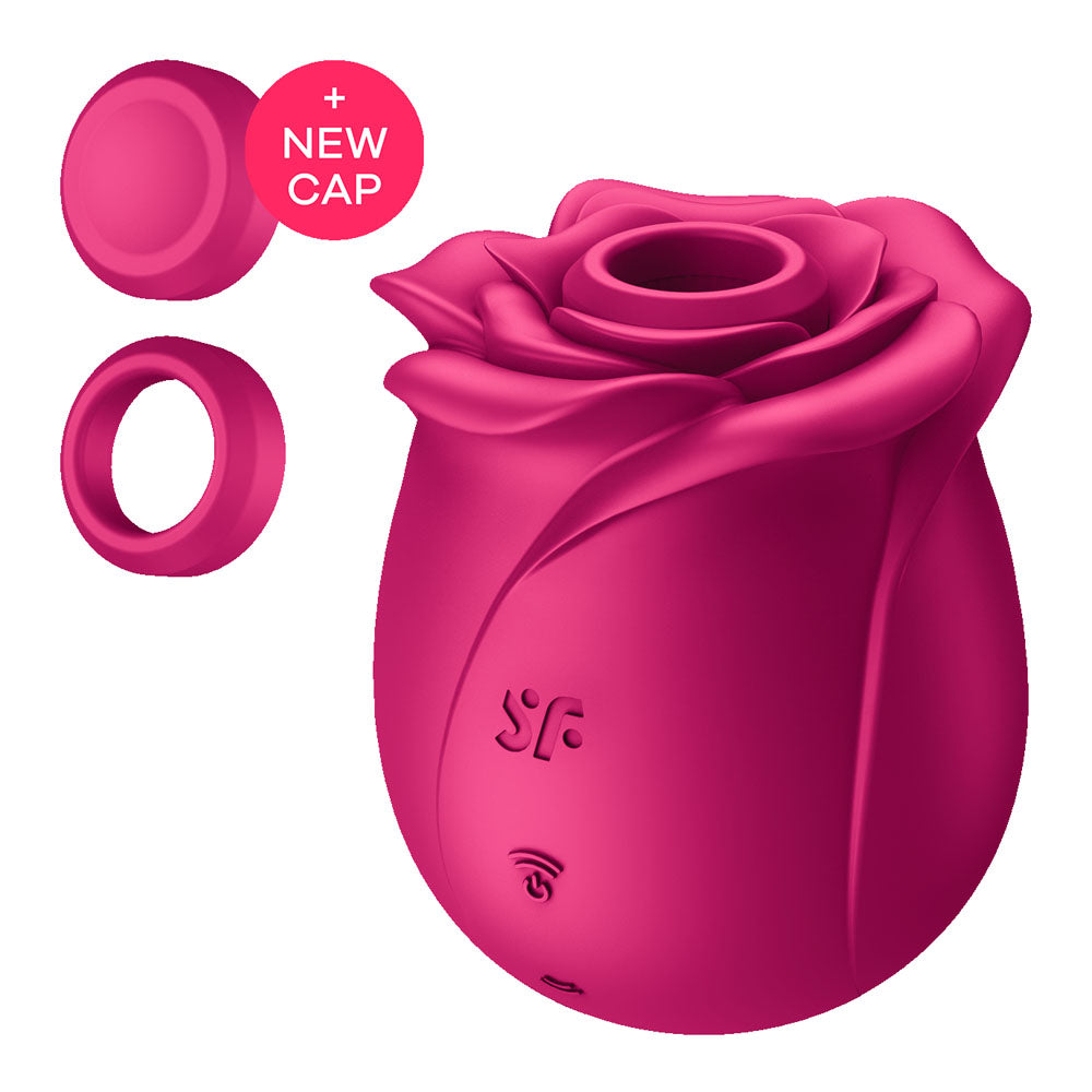 Satisfyer Pro 2 Classic Blossom - Red USB-C Rechargeable Air Pulse Rose Stimulator
