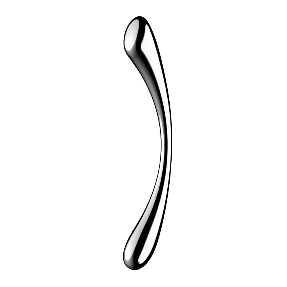Satisfyer Cosmic Crest 1 - Chrome Steel 24 cm Dildo