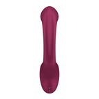 Satisfyer G For Goddess 2 - Wine Red - Wine Red 18.8 cm USB Rechargeable Vibrator with Clit Stim
