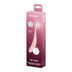 Satisfyer Tip Tease - Rose - Rose USB Rechargeable Vibrator with Twirling Tip