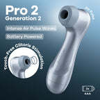 Satisfyer Pro 2 - Blue - Battery Series - Blue Touch-Free Clitoral Stimulator