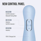 Satisfyer Pro 2 Generation 4 - Serene Blue - Blue Touch-Free USB-C Rechargeable Clitoral Stimulator with App Control