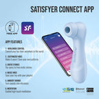 Satisfyer Pro 2 Generation 4 - Serene Blue - Blue Touch-Free USB-C Rechargeable Clitoral Stimulator with App Control