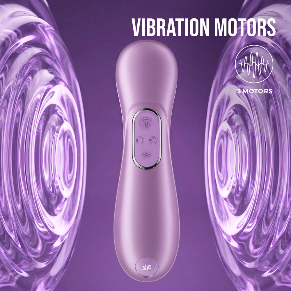 Satisfyer Pro 2 Generation 4 - Amethyst - Amethyst Touch-Free USB-C Rechargeable Clitoral Stimulator with App Control
