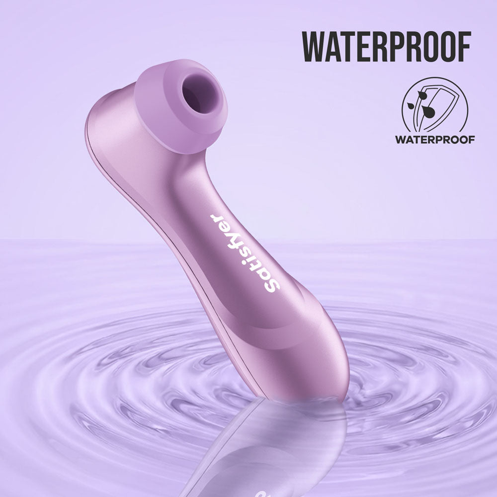 Satisfyer Pro 2 Generation 4 - Amethyst - Amethyst Touch-Free USB-C Rechargeable Clitoral Stimulator with App Control