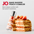 JO Bake Shoppe - Peach Cobbler - Peach Cobbler Flavoured Water Based Lubricant - 60 ml Bottle