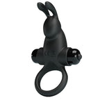 Party Up LARRY Vibrating Cock Ring - Black Vibrating Cock Ring