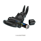 Party Up LEO Vibrating Cock Ring - Black Vibrating Cock Ring