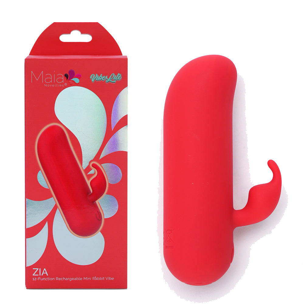 Maia ZIA - Red 7.6 cm USB Rechargeable Mini Bullet Rabbit