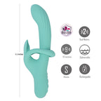Maia TENLEY - Mint Green 24.1 cm USB Rechargeable Gyrating Rabbit Vibrator