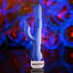 Evolved POP GOES THE O - Purple 24.7 cm USB Rechargeable Thrusting & Bulging Rabbit Vibrator