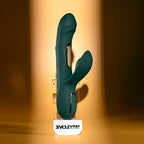 Evolved HEART OF GOLD - Green USB Rechargeable Rabbit Vibrator