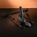 Evolved COME CLOSER - Black USB Rechargeable Vibrating Strap-On with Remote