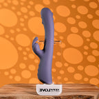 Evolved POPPIN GOOD TIME - Purple 20 cm USB Rechargeable Rabbit Vibrator