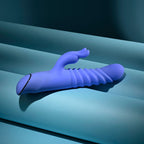 Evolved KNOCK KNOCK - Purple 22.9 cm USB Rechargeable Rabbit Vibrator with Flicking Head