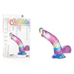 Jellido 14cm Curved Dildo - Clear Coloured 14 cm Dildo