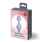 Fun Factory B BALLS DUO Purple - Purple 13 cm Weighted Kegel Balls