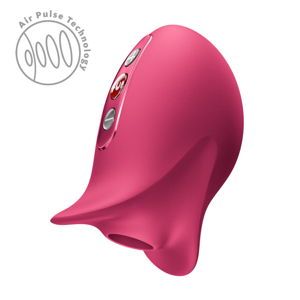 Fun Factory BELLE Raspberry - Raspberry Red USB Rechargeable Air Pulse Stimulator