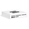 Four Seasons Naked Banana Flavoured Condoms - Bulk Box of 144