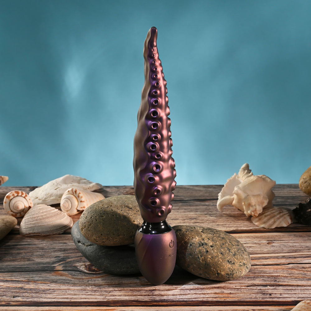 Gender X INTO THE DEEP - Purple 21.7 cm USB Rechargeable Tentacle Fantasy Massage Wand