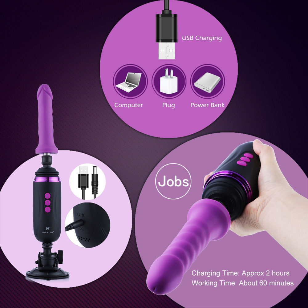 Hismith Capsule - Rechargeable Portable Sex Machine with App Control
