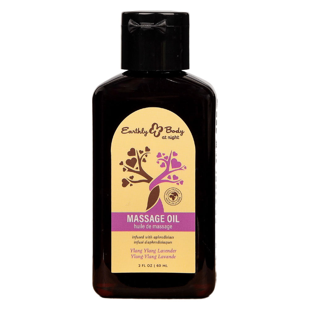 EB Aphrodisiac Massage Oil YLANG YLANG LAVENDER - 60 ml - Ylang Ylang & Lavender Scented Massage Oil - 60 ml Bottle