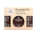 Hemp Seed Tranquility Trio - Kashmir Musk - Kashmir Musk Scented Massage & Caress Kit - 3 Piece Kit