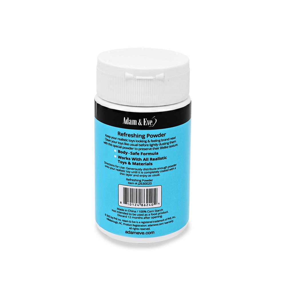 Adam & Eve REFRESHING POWDER - 60 ml - Refreshing Powder for Realistic Toys - 60 ml