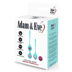Adam & Eve EVES KEGEL HEARTS - Teal Weighted Kegel Balls - Set of 2