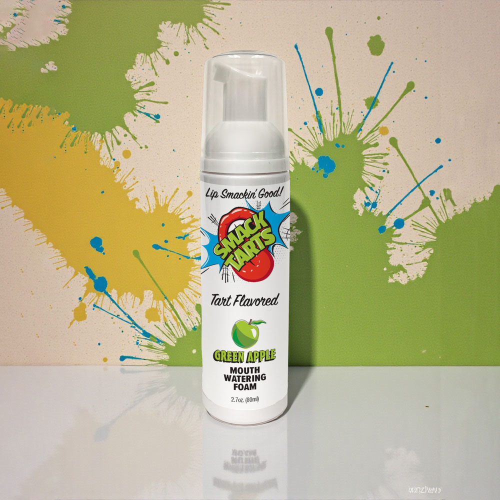 Smack Tarts Mouthwatering Foam - Green Apple - Sour Green Apple Flavoured - 80 ml Bottle