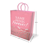 Same Penis Forever Gift Bag - Novelty Gift Bag