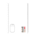 LOVELINE Diamond - Red - Red 8.3 cm USB Rechargeable Lipstick Vibrator