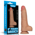 9 Inch Power Basics - Flesh 23 cm USB Rechargeable Vibrating Dong
