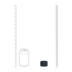 LEVELZ Liquid Silicone Ball Strap - M - Black - Black Ball Strap