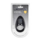 LEVELZ Teardrop Silicone Cock Ring - Black - Black Cock Ring