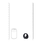 LEVELZ Silicone Cock & Ball Harness - Black - Black Cock & Ball Ring