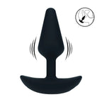 LEVELZ Classic Vibrating Silicone Anal Plug - Small - Black Small USB Rechargeable Butt Plug