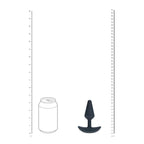 LEVELZ Classic Vibrating Silicone Anal Plug - Small - Black Small USB Rechargeable Butt Plug