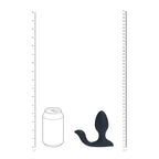LEVELZ Vibrating & Rotating Anal Plug with Ball Stimulator - Black 10.7 cm USB Rechargeable Vibrating Butt Plug