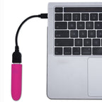 Maia VIBEDRIVE - Pink - Pink 10 cm USB Rechargeable Bullet with 16 GB Storage