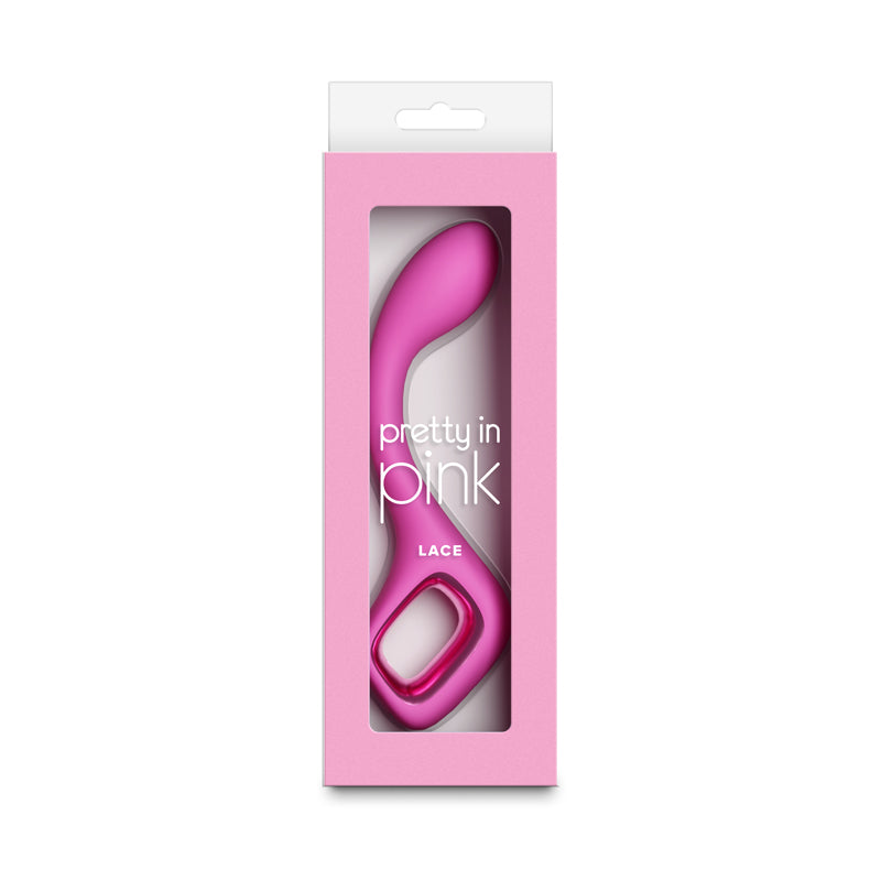 Pretty in Pink Lace - Pink - Pink 18.7 cm USB Rechargeable Vibrator