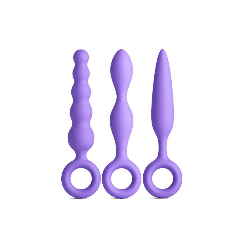 INYA Trio Kit - Purple - Purple Anal Plugs - Set of 3