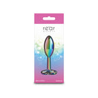 Rear Assets Clover - Multicolour - Multicoloured 9.2 cm Metallic Butt Plug