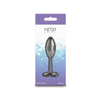 Rear Assets Clover - Gunmetal - Gunmetal 9.2 cm Metallic Butt Plug
